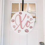 Xo door hanger for Valentines Day