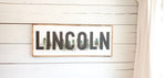 Woodland Nursery Name Sign