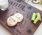 Personalized Santa Cookie Tray