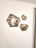 Hexagon Printed Wood Photos