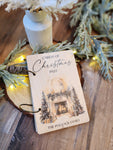 Personalized Christmas Card Keeper, Christmas Card Holder, Cards of Christmas Past, Card Storage, Holiday Decor, Holiday Card Album