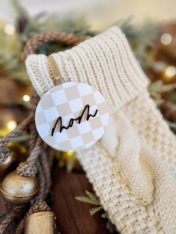 Personalized Christmas Stocking Tags – Michael Miles Creation